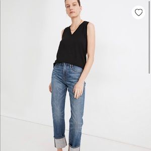 Madewell Whisper Cotton V Neck Tank